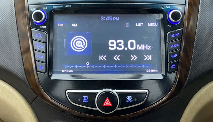 2017 Hyundai Verna 1.6 SX VTVT AT, Petrol, Automatic, 43,037 km, Infotainment System