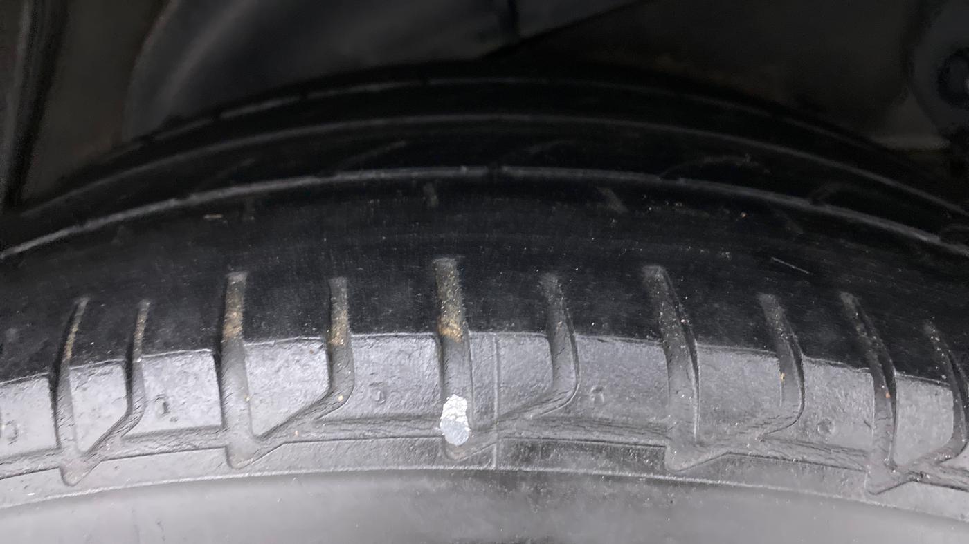 2017 Hyundai Verna 1.6 SX VTVT AT, Petrol, Automatic, 43,037 km, Left Rear Tyre Tread