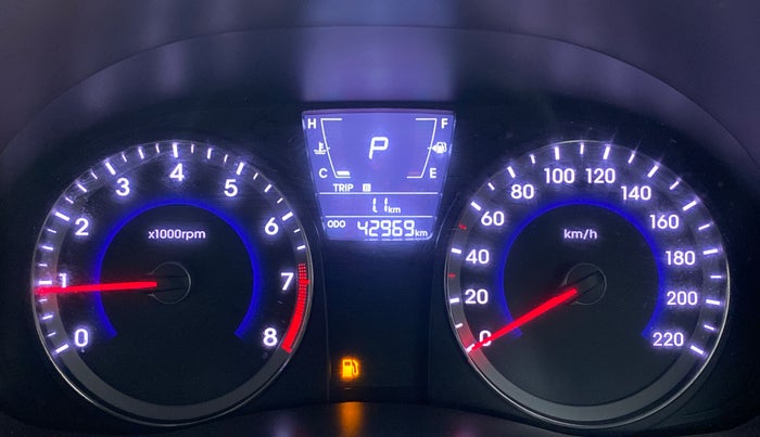 2017 Hyundai Verna 1.6 SX VTVT AT, Petrol, Automatic, 43,037 km, Odometer Image