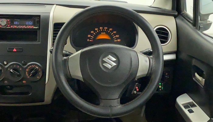 2015 Maruti Wagon R 1.0 LXI CNG, CNG, Manual, 60,474 km, Steering Wheel Close Up