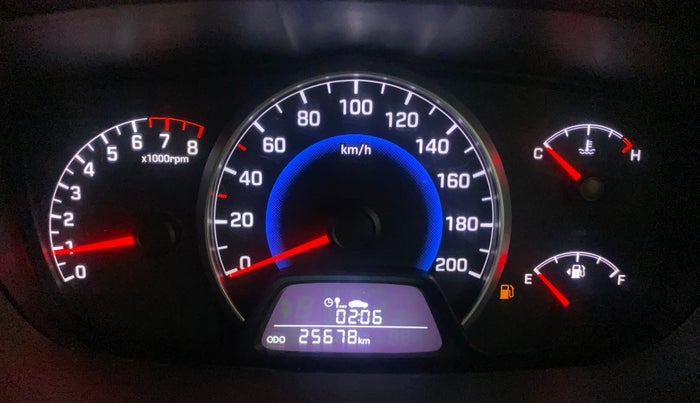2014 Hyundai Grand i10 SPORTZ 1.2 KAPPA VTVT, Petrol, Manual, 25,610 km, Odometer Image