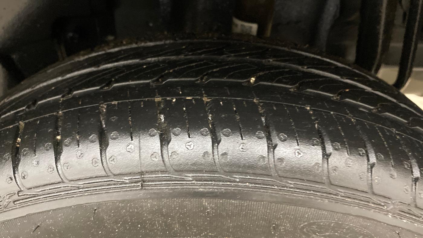 2023 Tata TIGOR XZA PLUS PETROL, Petrol, Automatic, 3,209 km, Left Rear Tyre Tread