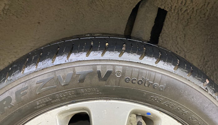 2017 Maruti Baleno ZETA CVT PETROL 1.2, Petrol, Automatic, 44,821 km, Left Rear Tyre Tread