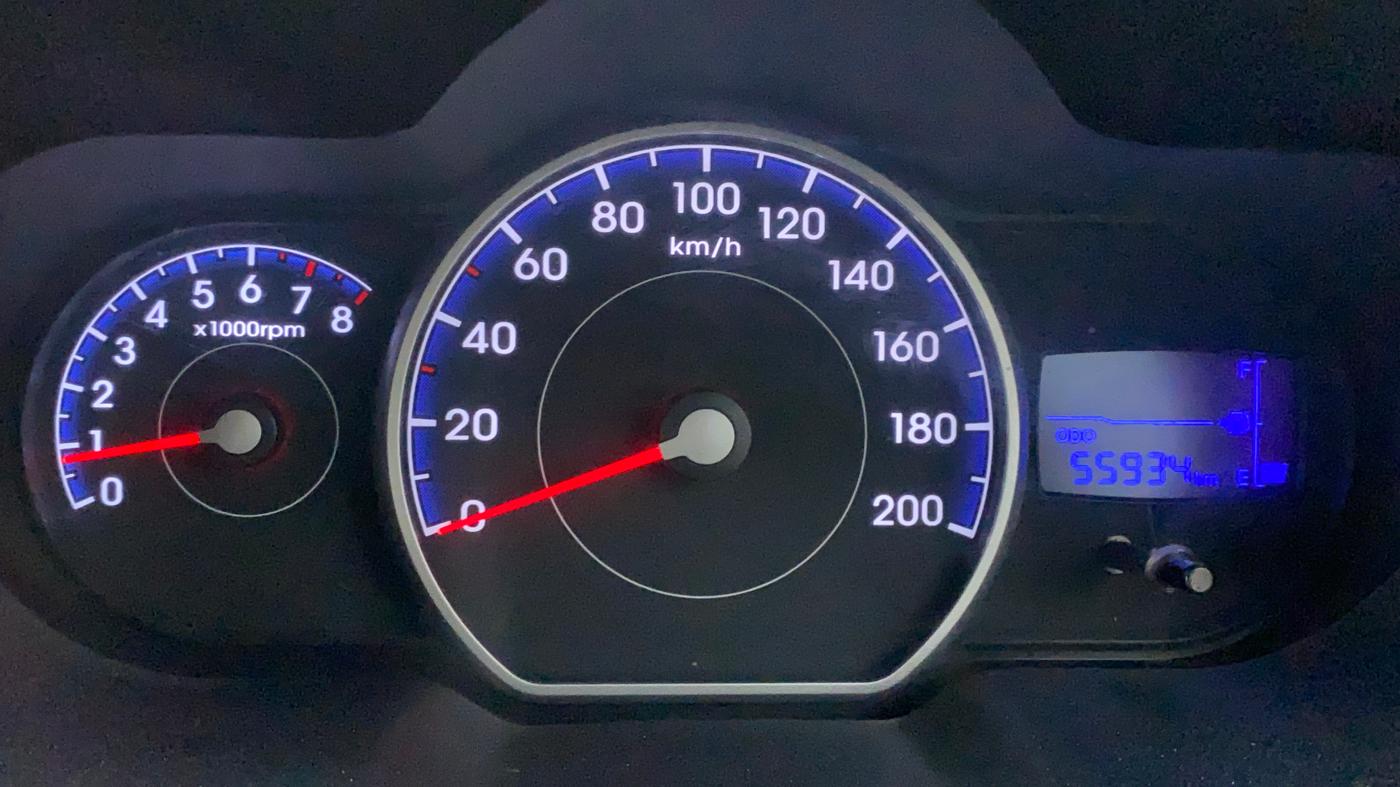 2011 Hyundai i10 SPORTZ 1.2, Petrol, Manual, 55,971 km, Odometer Image