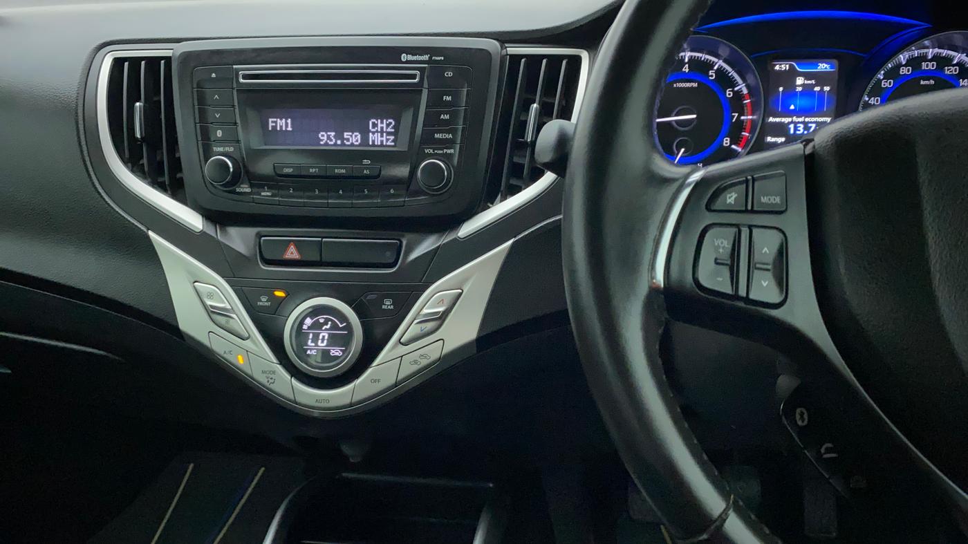 2017 Maruti Baleno ZETA PETROL 1.2, Petrol, Manual, 27,544 km, Air Conditioner