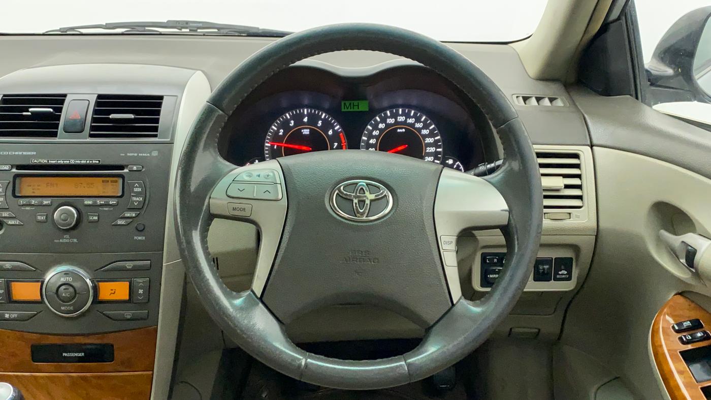 2010 Toyota Corolla Altis G PETROL, Petrol, Manual, 69,278 km, Steering Wheel Close Up