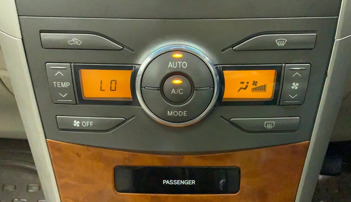 2010 Toyota Corolla Altis G PETROL, Petrol, Manual, 69,278 km, Automatic Climate Control