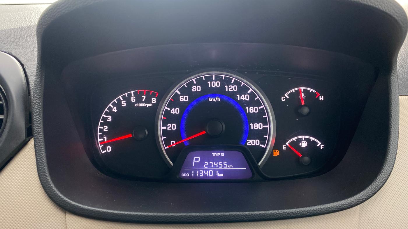 2019 Hyundai Grand i10 SPORTZ AT 1.2 KAPPA VTVT, Petrol, Automatic, 1,13,401 km, Odometer Image