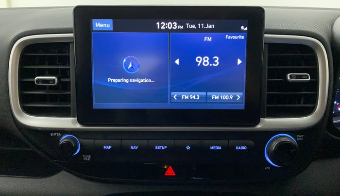 2020 Hyundai VENUE 1.0 TURBO GDI SX+ AT, Petrol, Automatic, 3,201 km, Touchscreen Infotainment System