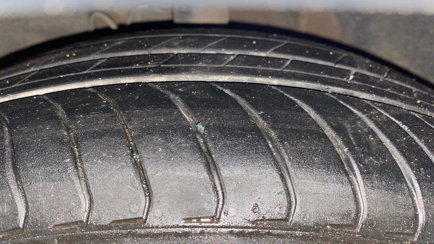 2025 Tata TIAGO NRG XZ AMT, Petrol, Automatic, 4,271 km, Left Front Tyre Tread