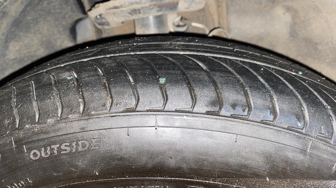 2025 Tata TIAGO NRG XZ AMT, Petrol, Automatic, 4,271 km, Right Front Tyre Tread