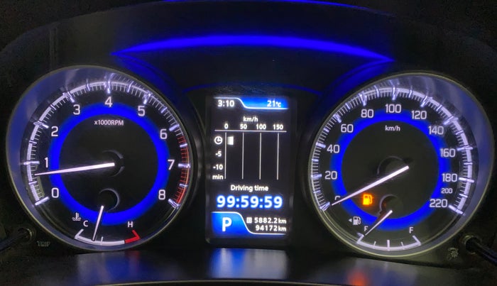 2017 Maruti Baleno ALPHA CVT PETROL 1.2, Petrol, Automatic, 94,172 km, Odometer Image
