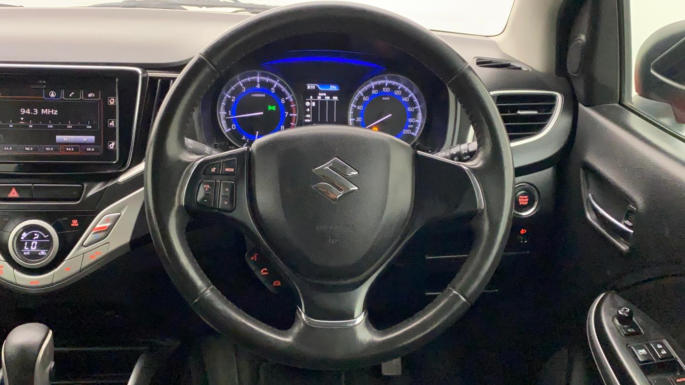 2017 Maruti Baleno ALPHA CVT PETROL 1.2, Petrol, Automatic, 94,172 km, Steering Wheel Close Up