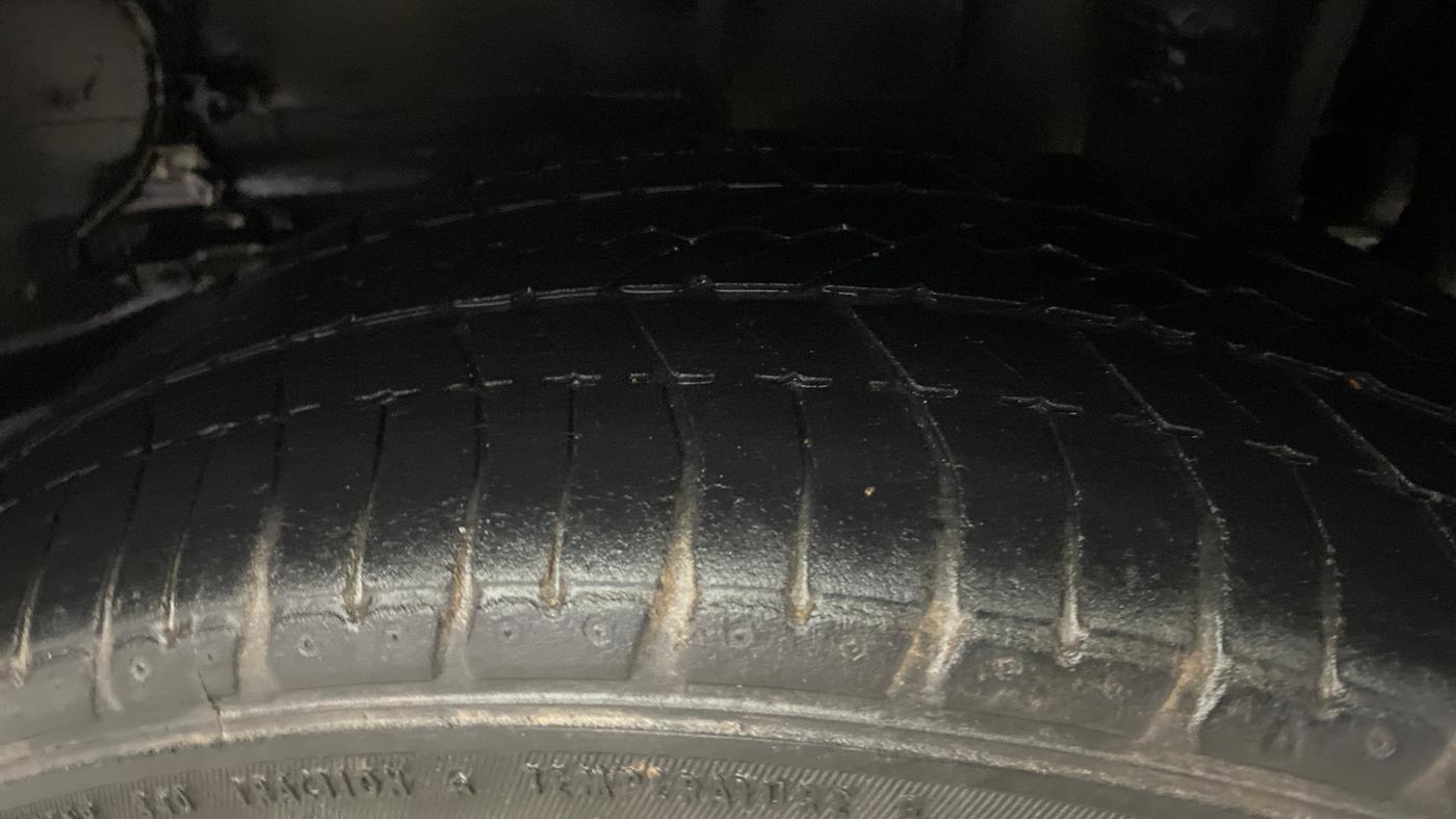 2024 Tata Tiago XT CNG, CNG, Manual, 53,209 km, Left Rear Tyre Tread