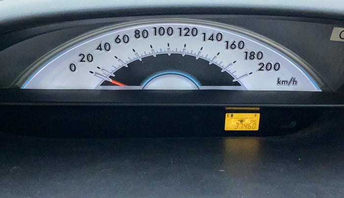 2011 Toyota Etios Liva G, Petrol, Manual, 37,609 km, Odometer Image