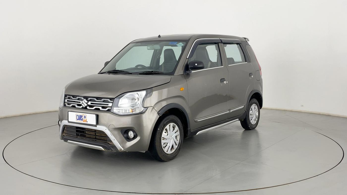 2021 Maruti New Wagon-R 1.0 Lxi (o) cng, CNG, Manual, 36,993 km, Left Front Diagonal