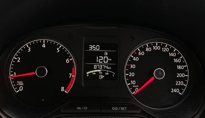 2017 Volkswagen Ameo COMFORTLINE 1.2L, Petrol, Manual, 87,407 km, Odometer Image