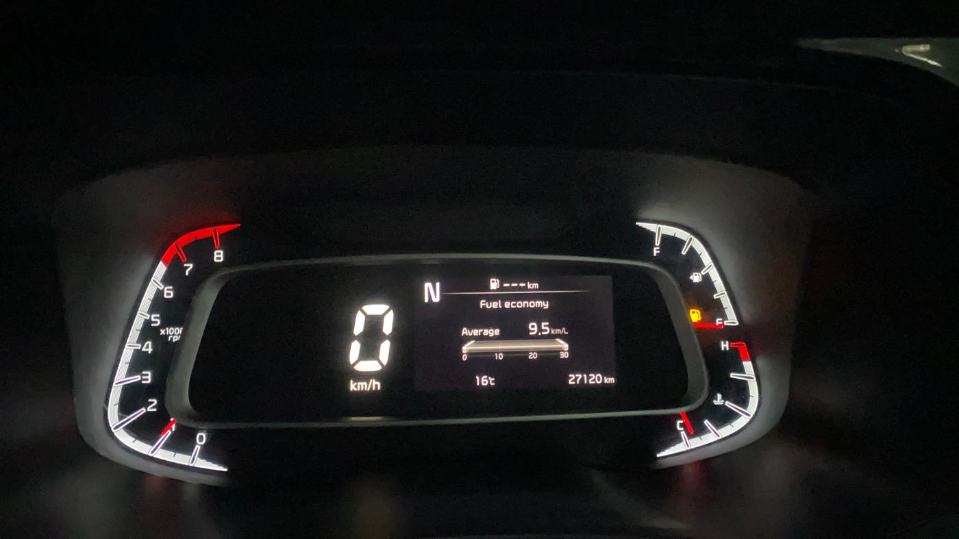 2022 KIA SONET HTX 1.0 IMT, Petrol, Manual, 27,105 km, Odometer Image