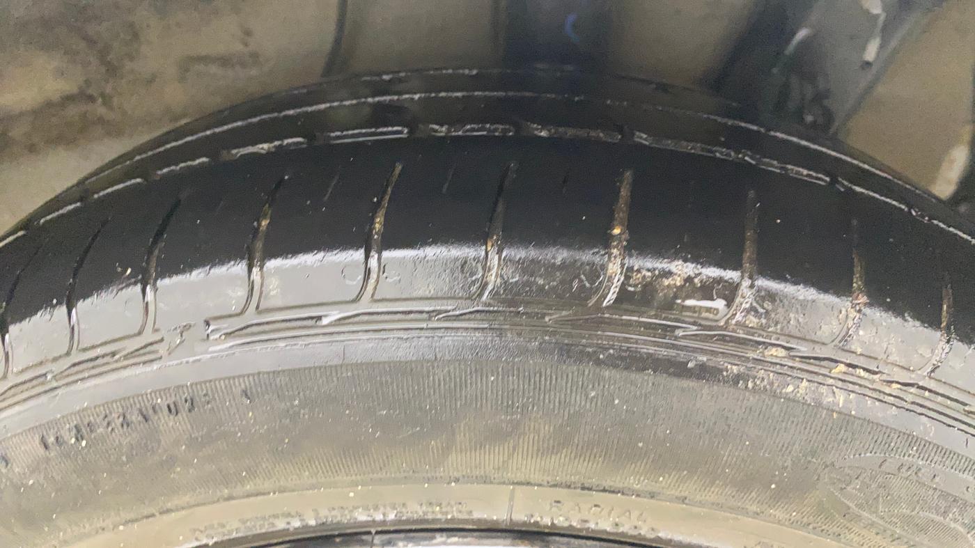 2022 Hyundai AURA S 1.2, Petrol, Manual, 43,880 km, Left Rear Tyre Tread