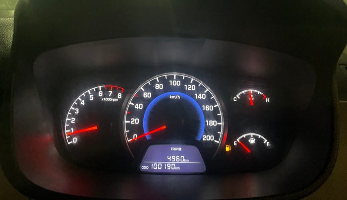 2017 Hyundai Grand i10 SPORTZ 1.2 KAPPA VTVT, Petrol, Manual, 1,00,173 km, Odometer Image