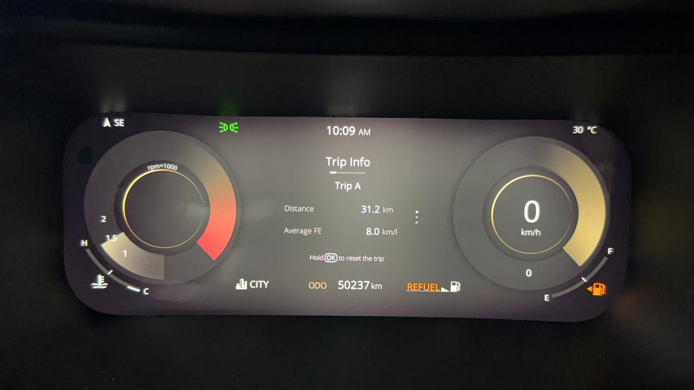 2024 Tata Curvv Accomplished S 1.2 Petrol 6MT, Petrol, Manual, 50,236 km, Odometer Image