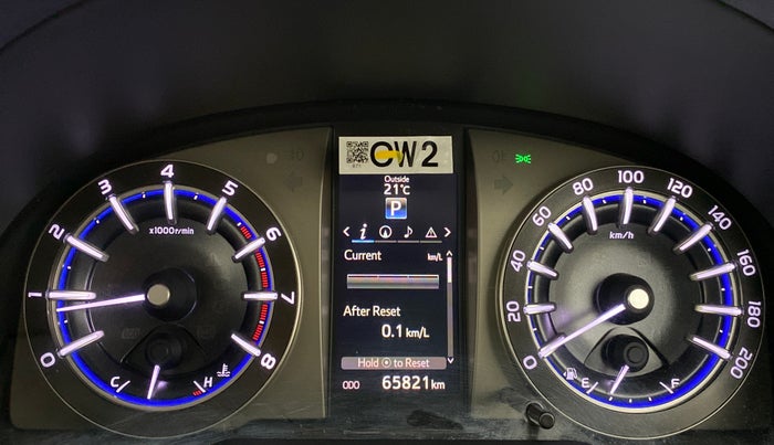 2016 Toyota Innova Crysta 2.7 ZX AT 7 STR, Petrol, Automatic, 65,820 km, Odometer Image