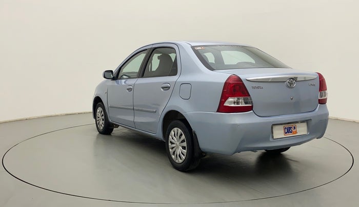 2011 Toyota Etios G, Petrol, Manual, 38,817 km, Left Back Diagonal