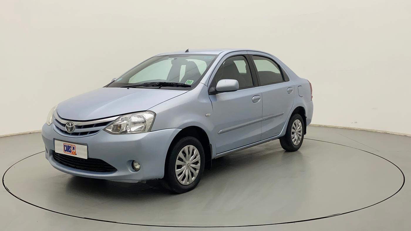 2011 Toyota Etios G, Petrol, Manual, 38,817 km, Left Front Diagonal