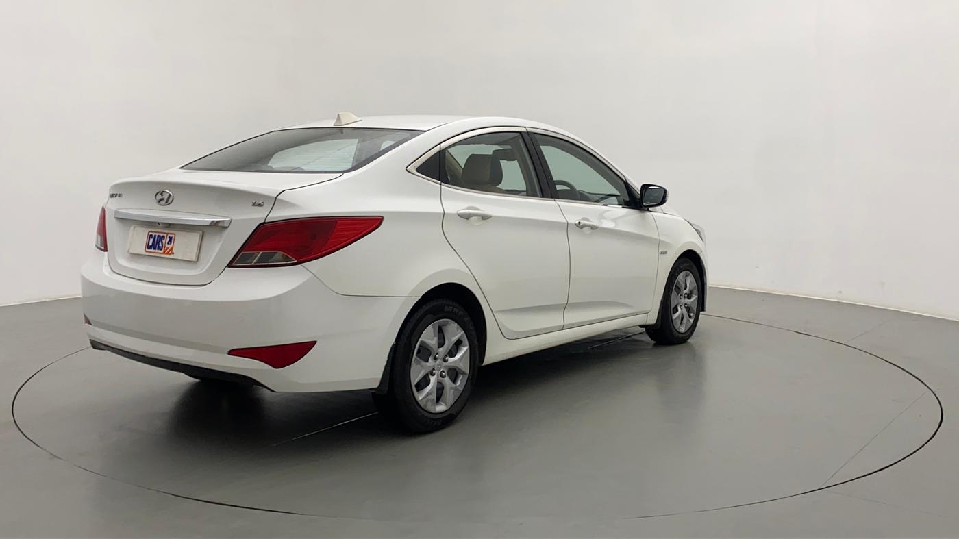 2016 Hyundai Verna FLUIDIC 1.6 CRDI S 4S, Diesel, Manual, 77,939 km, Right Back Diagonal