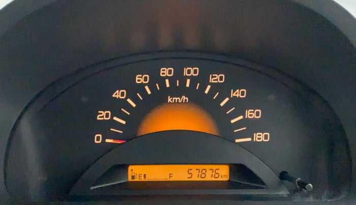 2011 Maruti Wagon R 1.0 LXI, Petrol, Manual, 58,059 km, Odometer Image