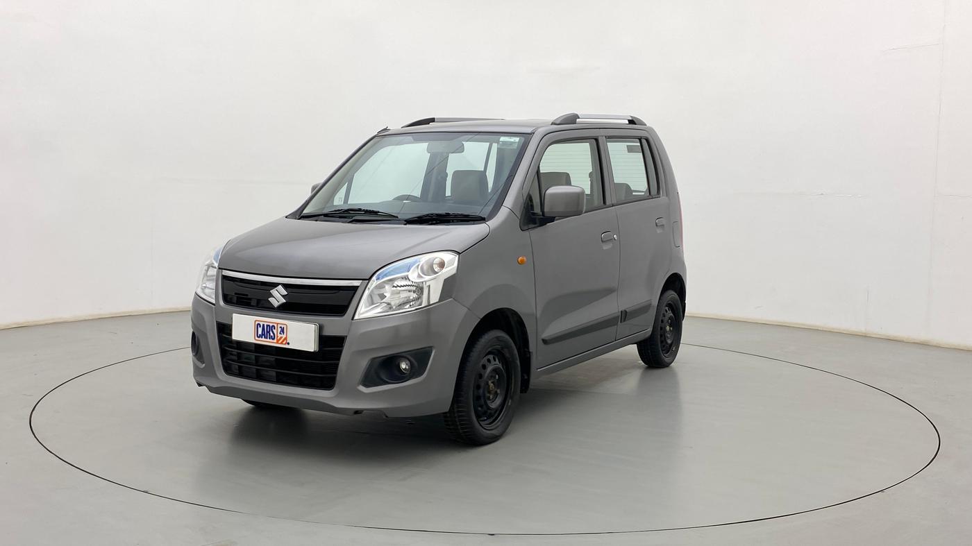 2017 Maruti Wagon R 1.0 VXI (O) AMT, Petrol, Automatic, 37,120 km, Left Front Diagonal