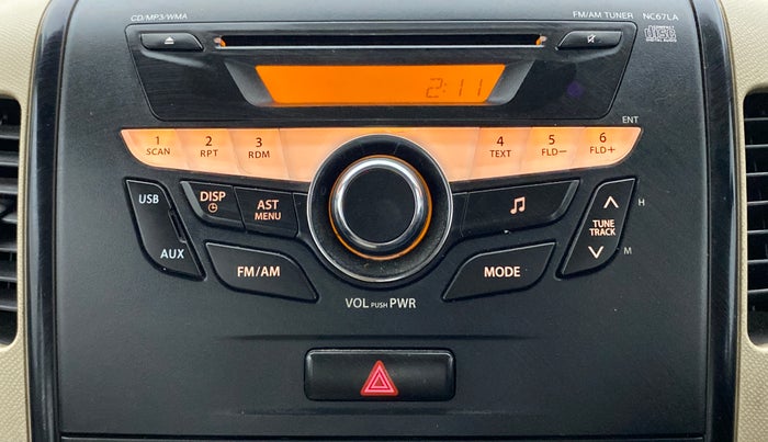 2017 Maruti Wagon R 1.0 VXI (O) AMT, Petrol, Automatic, 37,120 km, Infotainment System