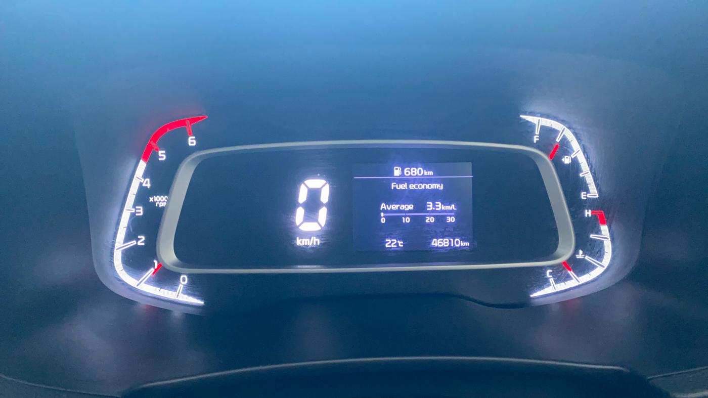 2020 KIA SONET HTX 1.5, Diesel, Manual, 46,976 km, Odometer Image