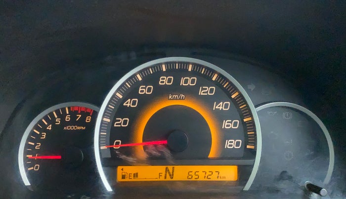 2016 Maruti Wagon R 1.0 VXI AMT, Petrol, Automatic, 65,727 km, Odometer Image