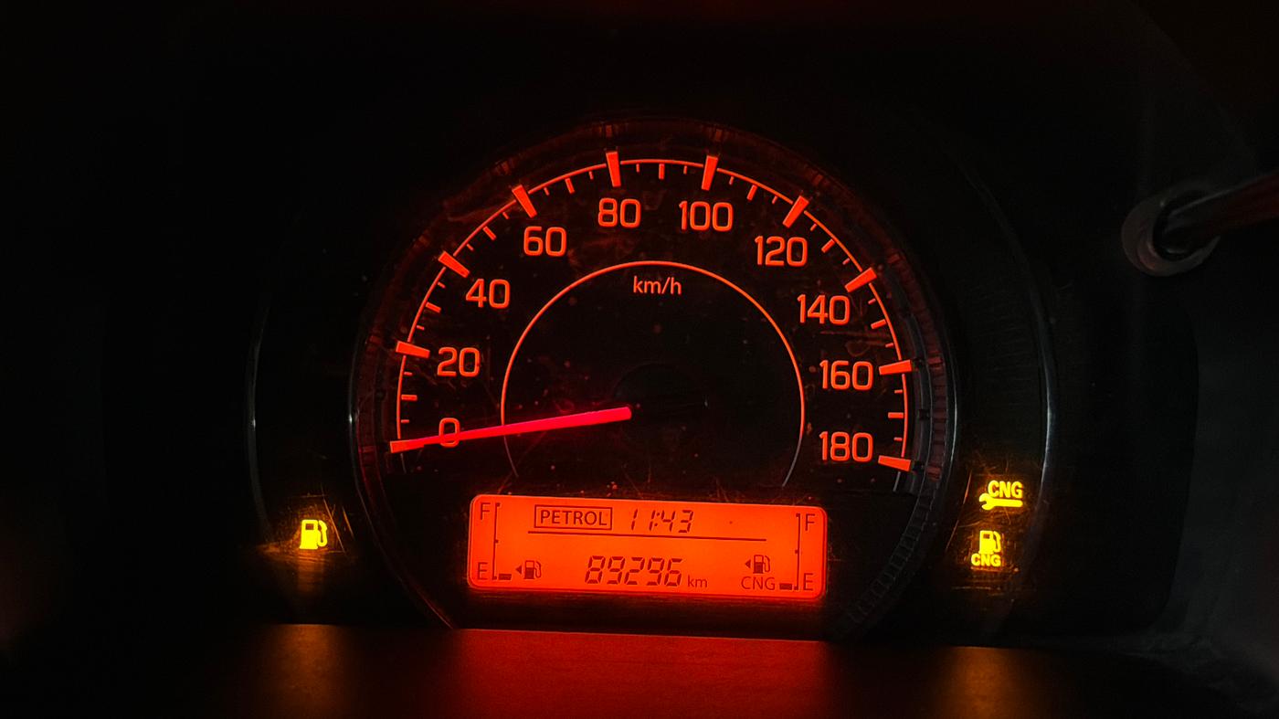 2021 Maruti New Wagon-R LXI CNG 1.0, CNG, Manual, 89,283 km, Odometer Image