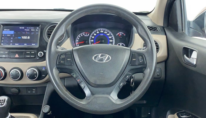 2017 Hyundai Grand i10 SPORTZ (O) 1.2 KAPPA VTVT, Petrol, Manual, 36,974 km, Steering Wheel Close Up