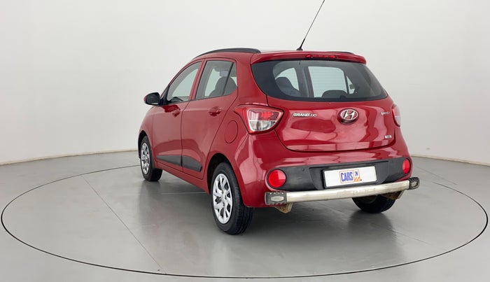 2017 Hyundai Grand i10 SPORTZ (O) 1.2 KAPPA VTVT, Petrol, Manual, 36,974 km, Left Back Diagonal