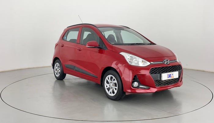 2017 Hyundai Grand i10 SPORTZ (O) 1.2 KAPPA VTVT, Petrol, Manual, 36,974 km, Right Front Diagonal