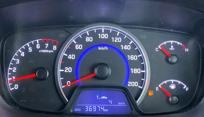2017 Hyundai Grand i10 SPORTZ (O) 1.2 KAPPA VTVT, Petrol, Manual, 36,974 km, Odometer Image