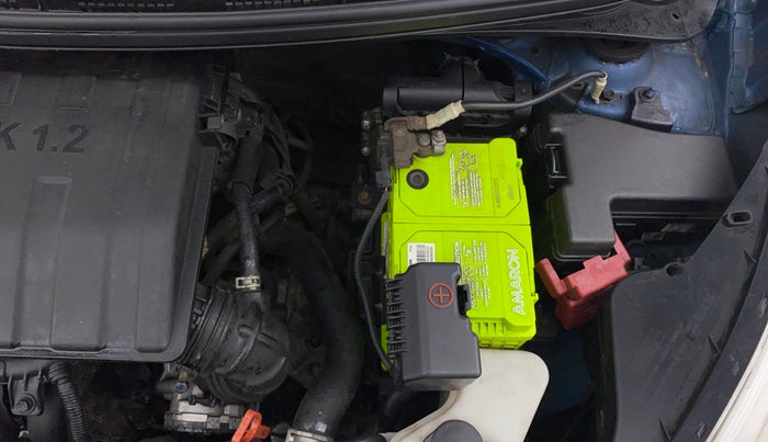 2017 Hyundai Grand i10 SPORTZ (O) AT 1.2 KAPPA VTVT, Petrol, Automatic, 80,082 km, Engine View - Left