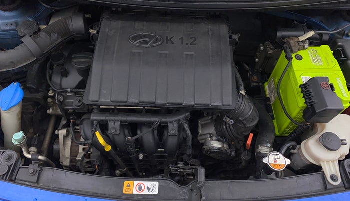 2017 Hyundai Grand i10 SPORTZ (O) AT 1.2 KAPPA VTVT, Petrol, Automatic, 80,082 km, Engine View