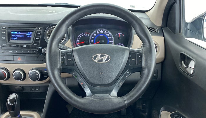 2015 Hyundai Grand i10 ASTA AT 1.2 KAPPA VTVT, Petrol, Automatic, 60,398 km, Steering Wheel Close Up