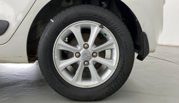 2015 Hyundai Grand i10 ASTA AT 1.2 KAPPA VTVT, Petrol, Automatic, 60,398 km, Left Rear Wheel