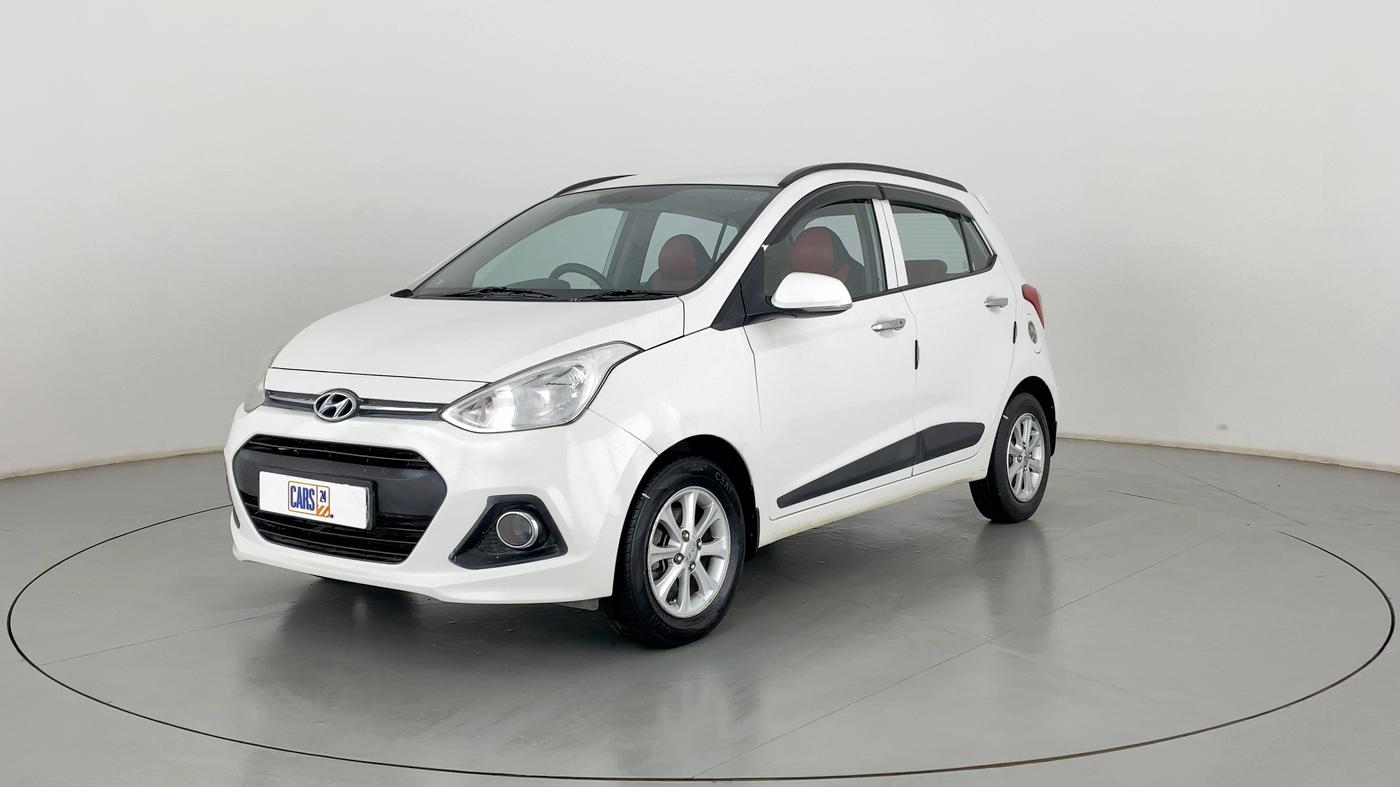 2015 Hyundai Grand i10 ASTA AT 1.2 KAPPA VTVT, Petrol, Automatic, 60,398 km, Left Front Diagonal