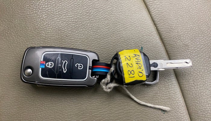 2020 Skoda Rapid ACTIVE 1.0 TSI, Petrol, Manual, 38,988 km, Key Close Up