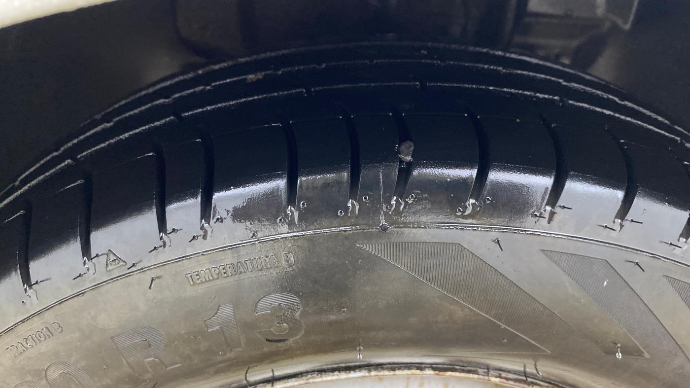 2017 Tata Tiago XE DIESEL, Diesel, Manual, 86,763 km, Right Front Tyre Tread