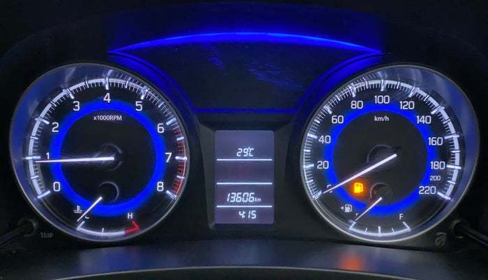 2020 Maruti Baleno DELTA PETROL 1.2, Petrol, Manual, 13,606 km, Odometer Image