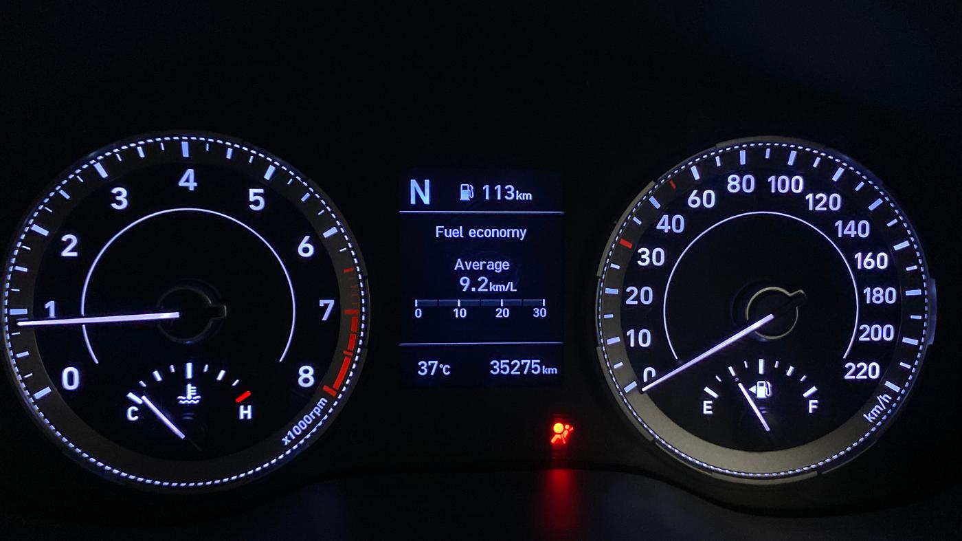 2021 Hyundai VENUE SX 1.0 (O) TURBO IMT DUAL TONE, Petrol, Manual, 35,269 km, Odometer Image