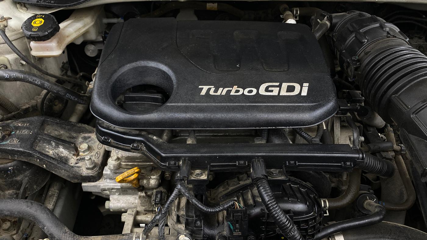 2021 Hyundai VENUE SX 1.0 (O) TURBO IMT DUAL TONE, Petrol, Manual, 35,269 km, Engine View