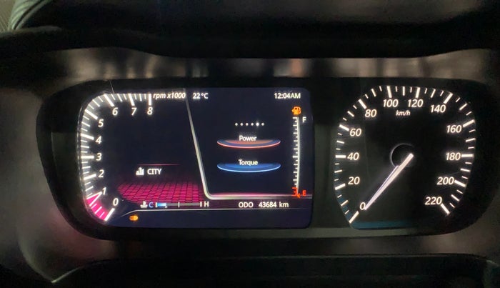 2020 Tata ALTROZ XZ PETROL, Petrol, Manual, 43,628 km, Odometer Image